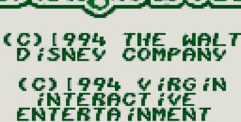 The Jungle Book Gameboy Screenshot