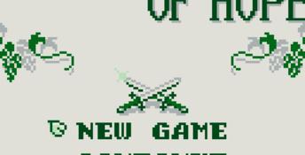 The Sword of Hope Gameboy Screenshot