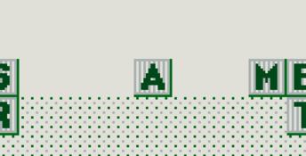 Wordtris Gameboy Screenshot