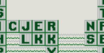Wordtris Gameboy Screenshot
