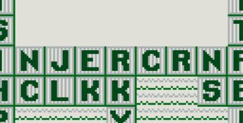 Wordtris Gameboy Screenshot
