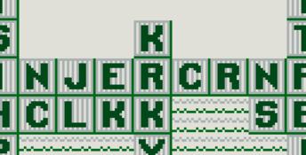 Wordtris Gameboy Screenshot