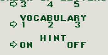 WordZap Gameboy Screenshot