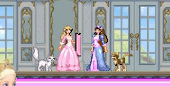 Barbie as the Princess and the Pauper GBA Screenshot