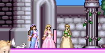 Barbie as the Princess and the Pauper GBA Screenshot