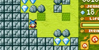 Boulder Dash GBA Screenshot