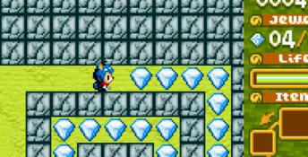 Boulder Dash GBA Screenshot