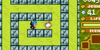 Boulder Dash GBA Screenshot