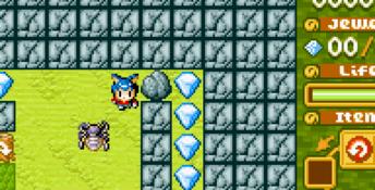 Boulder Dash GBA Screenshot