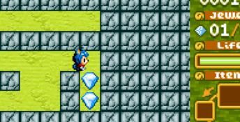 Boulder Dash GBA Screenshot