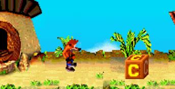 Crash Bandicoot 2: N-Tranced GBA Screenshot