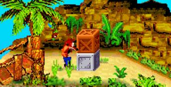 Crash Bandicoot 2: N-Tranced GBA Screenshot