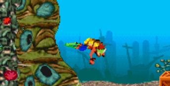 Crash Bandicoot: The Huge Adventure GBA Screenshot