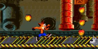 Crash Bandicoot: The Huge Adventure GBA Screenshot