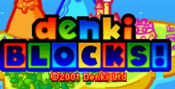Denki Blocks! GBA Screenshot