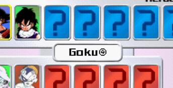Dragon Ball Z: Collectible Card Game GBA Screenshot