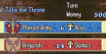 Fire Emblem: Sealed Sword GBA Screenshot