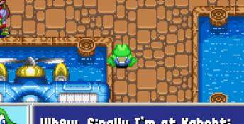 Frogger's Journey: The Forgotten Relic GBA Screenshot