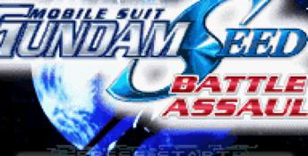 Gundam Seed: Battle Assault GBA Screenshot