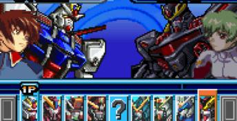 Gundam Seed: Battle Assault GBA Screenshot