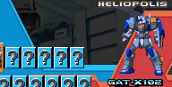Gundam Seed: Battle Assault GBA Screenshot