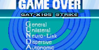 Gundam Seed: Battle Assault GBA Screenshot