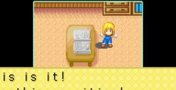 Harvest Moon: More Friends of Mineral Town GBA Screenshot