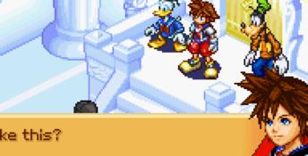 Kingdom Hearts: Chain of Memories GBA Screenshot