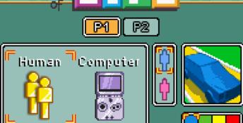 Life & Yahtzee & Payday GBA Screenshot