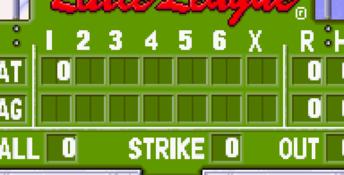 Little League Baseball GBA Screenshot