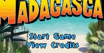 Madagascar GBA Screenshot