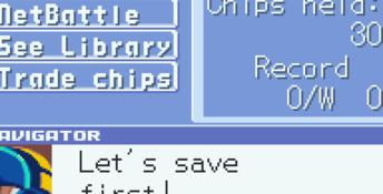Mega Man Battle Network 3: Blue GBA Screenshot