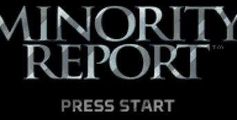 Minority Report: Everybody Runs GBA Screenshot