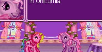 My Little Pony Crystal Princess: The Runaway Rainbow GBA Screenshot