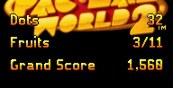 PacMan World 2 GBA Screenshot