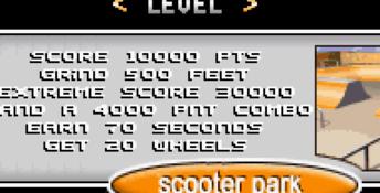 Razor Freestyle Scooter (2001) GBA Screenshot