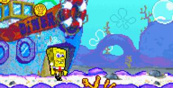 SpongeBob SquarePants: Revenge of the Flying Dutchman GBA Screenshot
