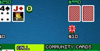 Texas Hold'em Poker GBA Screenshot