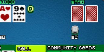 Texas Hold'em Poker GBA Screenshot