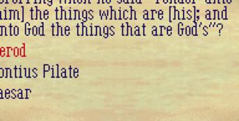 The Bible Game GBA Screenshot