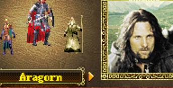 Lord of The Rings: Return of The King GBA Screenshot