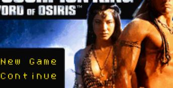 The Scorpion King: Sword of Osiris GBA Screenshot