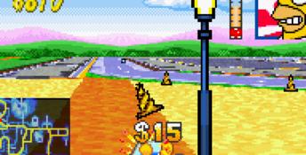 The Simpsons: Road Rage GBA Screenshot