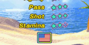 Ultimate Beach Soccer GBA Screenshot