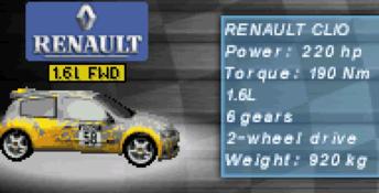 V-Rally 3 GBA Screenshot