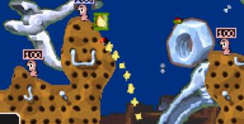 Worms World Party GBA Screenshot