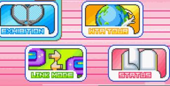 WTA Tour Tennis GBA Screenshot