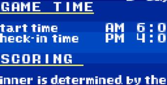 Bass Masters Classic GBC Screenshot