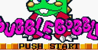 Classic Bubble Bobble GBC Screenshot