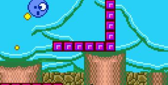Classic Bubble Bobble GBC Screenshot